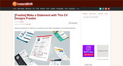 Desktop Screenshot of instantshift.com