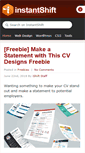 Mobile Screenshot of instantshift.com